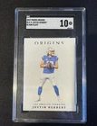 2022 Panini Origins Blank Slate Justin Herbert BLS-9 SGC 10 Gem Mint LA Chargers