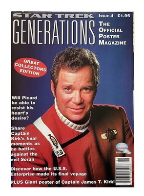 Vintage 1995 Star Trek Generations The Official Poster Magazine Issue No. 4
