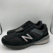 New Balance 990v5 Shoes Mens Size 13 4E Wide Made In USA Black Sneakers