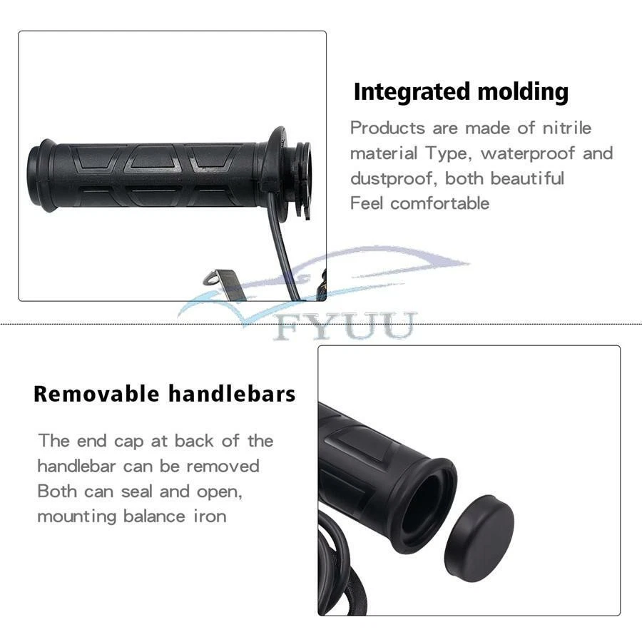 Manillar Calor Eléctrico Moto Inteligente Tres Marchas Control Temperatura Foto 4 de 4