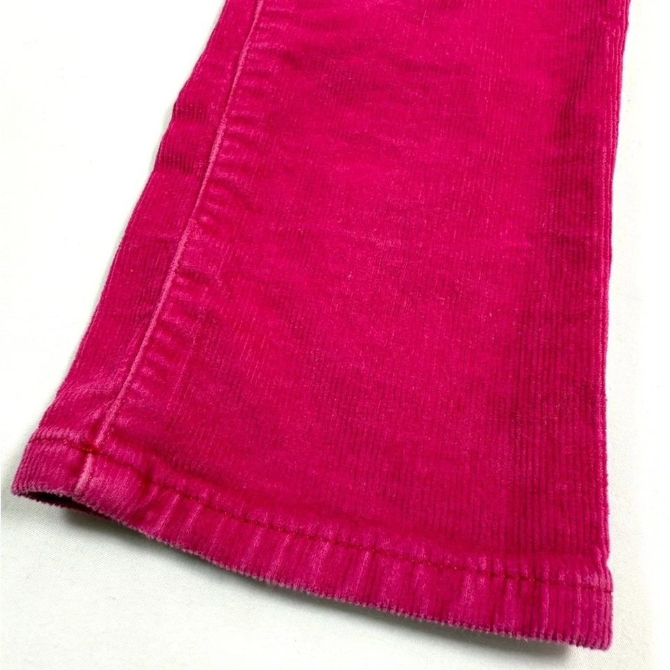Pantalones de mezclilla CREWCUTS de pana rosa calce ajustado Barbiecore otoño informales talla 14 para niñas Foto 4 de 4