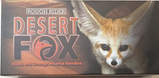 Rough Rider Desert Fox 2-Blade Pocketknife Black Orange Micarta Stainless Steel