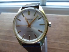 RARE PORTA ELECHRON WATCH,PUW 1000 MVT.NOT RUNNING 35mm., SPARES/REPAIR.