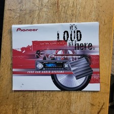 Pioneer Car Audio DVD CD Changers Speakers Amplifiers Vintage Catalog 2000