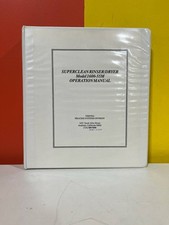 VERTEQ 1600-55M Superclean Rinser/Dryer Operation Manual