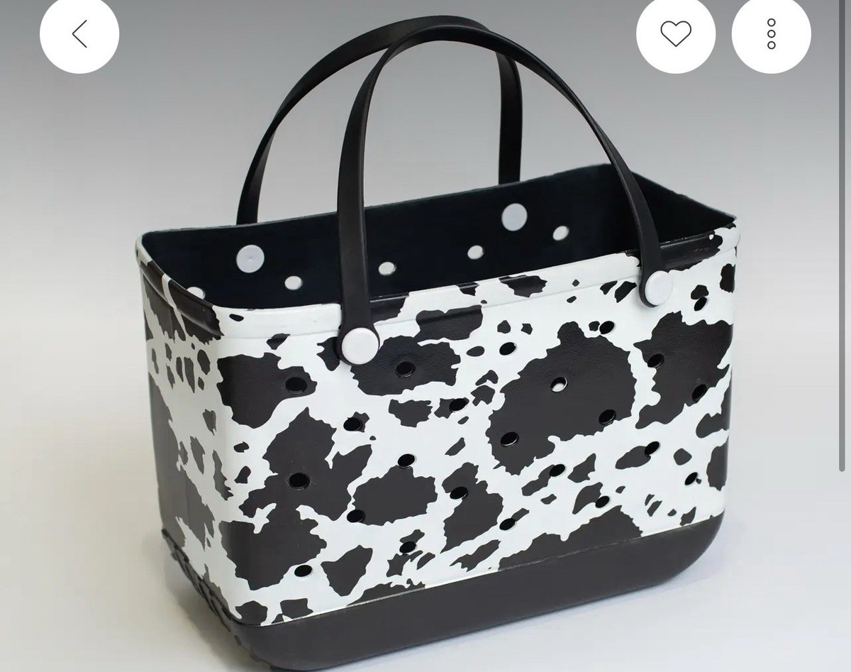 Cow Print Tote Bag | eBay