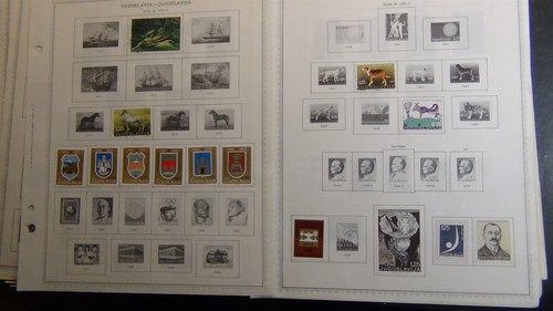 Stampsweis Yugoslavia collection on Minkus pages est 550 or so stamps - Picture 9 of 20