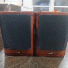 JVC SP-UX2000RGD Bookshelf Speakers – Pair – 4Ω – 20W – Wood Finish SEE pics