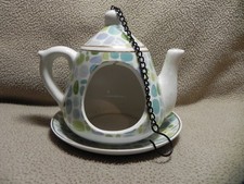 Ceramic Hanging Decorative Teapot Bird Feeder V