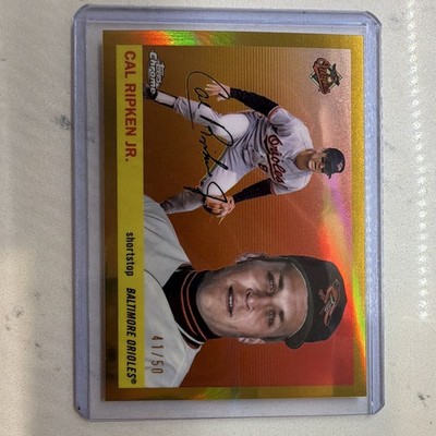 Topps 2025 Topps Chrome Platinum Cal Ripken Jr. Orioles #305 Auto Serial /50