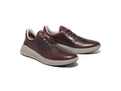 TIMBERLAND MEN'S A42J1 BRADSTREET ULTRA OXFORD DARK BROWN LEATHER SZ 8US 41.5 EU