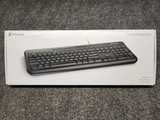 Microsoft Wired 600 Model 1576 USB Black Keyboard New In Box/Sealed 