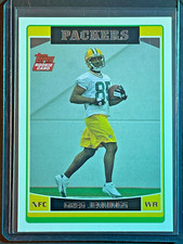 2006 Topps Greg Jennings #369 Rookie Card (RC) Green Bay Packers. rookie card picture