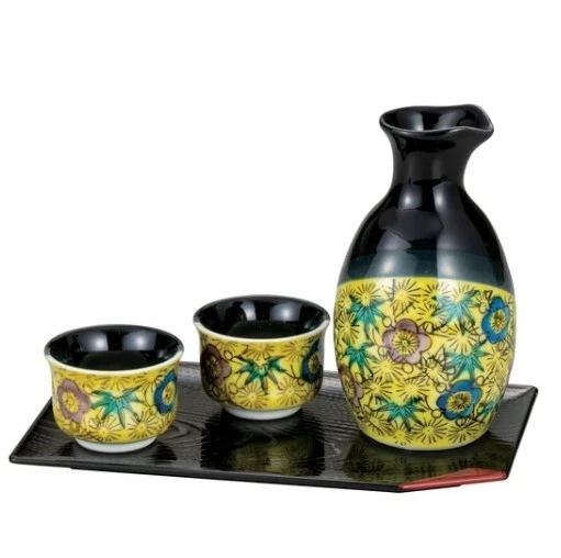 Kutani Ware Sake Set