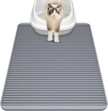 Silicone Cat Litter Mat, Waterproof, Large Kitty Mat, Non-Slip, Easy Clean