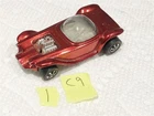HOT WHEELS RED LINE BEATNIK BANDIT US RED w WHITE INT C9 CONDITION VERS #1