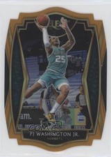 2020 Panini Select Premier Level Orange Prizm Die-Cut 48/65 PJ Washington Jr 7y2