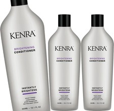 Kenra Brightening Conditioner Violet Toning Conditioner 10.1oz - Pack of 3