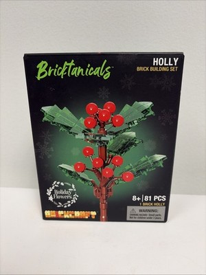Brick Craft Bricktanicals Holly Brick Building Set 81pcs Brand New Sealed Box