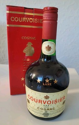 Courvoisier Cognac 3 Sterne Luxe, 0,7 L, Original Verschlossen 70-80er Jahre