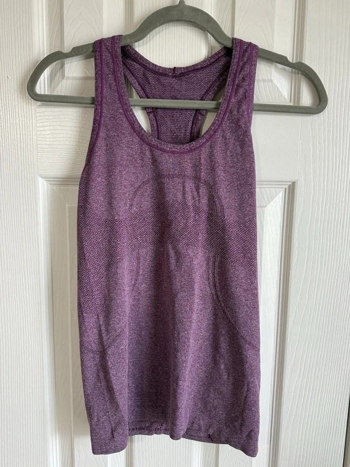 Camiseta sin mangas LULULEMON para mujer 4 Swiftly Tech espalda deportiva Regal Ciruela Correr W1960S Foto 4 de 4