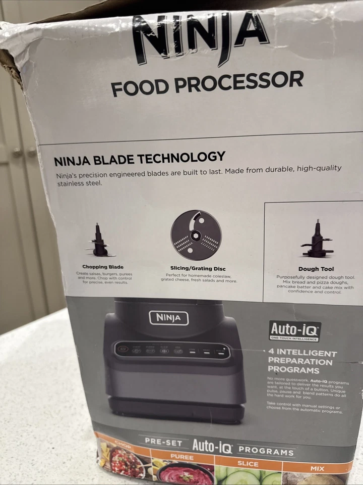 Ninja Food Processor with Auto-IQ BN650UK  2.1L - NEW - NEVER USED - Image 4 of 4