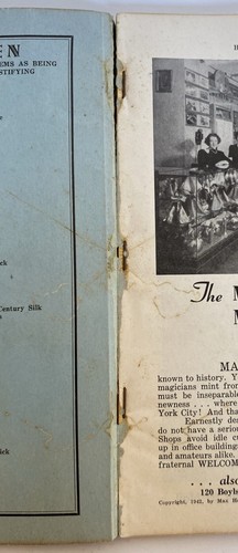 Catalogo vintage Max Holden's Magic Shops n. 9 circa 1942 - Foto 6 di 7