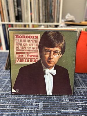 Borodin 3 Symphonies Andrew Davis Toronto Symphony Columbia M2 34587 2LP Box 