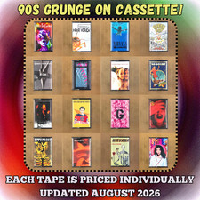 BUILD UR OWN CASSETTE LOT ALL TAPES PRICED $5...