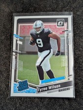 2023 Donruss Optic Tyree Wilson Rated Rookie #262 Raiders RC Football Card. rookie card picture
