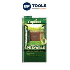 Cuprinol 5355973 One Coat Sprayable Fence Treatment Harvest Brown 5 Litre
