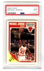 MICHAEL JORDAN~1989 FLEER SCORING AVERAGE LEADER PSA-9 MINT NBA CARD#21~NEW CASE
