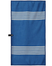 Nomadix Quick Dry Super Absorbent Blue/White Striped Beach Towel 16x40"