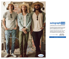 ‘Caamp’ Band Signed 8x10 Photo 'Evan & Matt' Indie Folk 'By And By' ACOA