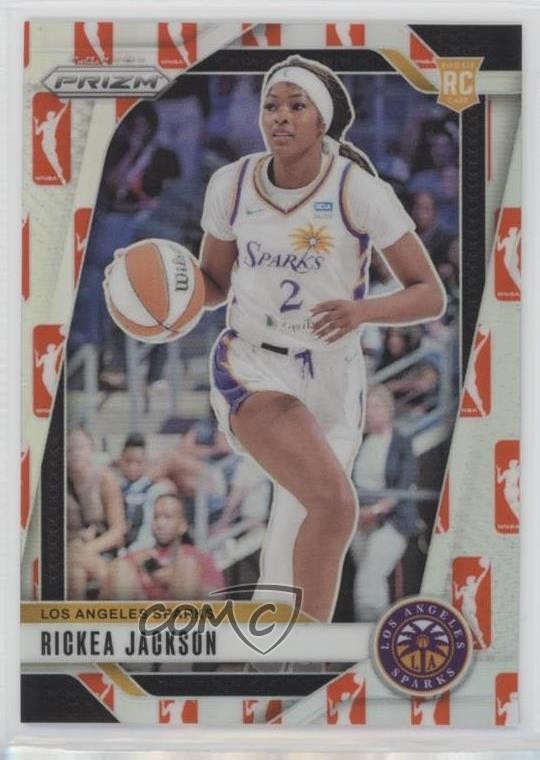 2024 Panini Prizm WNBA WNBA Logo Prizm Rickea Jackson #60 0a3b