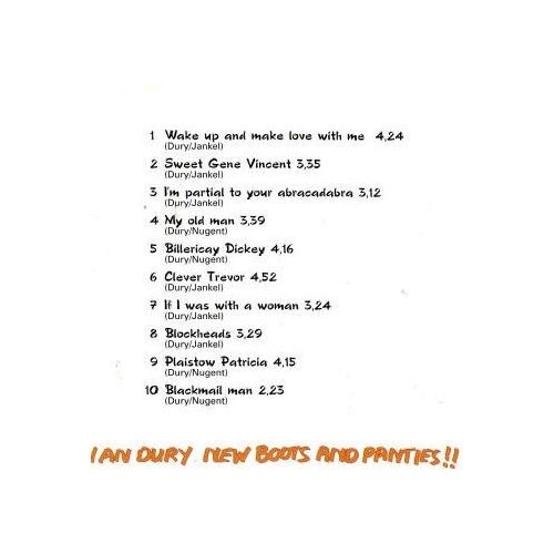 Ian Dury - New Boots And Panties!! (CD) - Picture 7 of 7