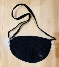 Porter Tanker Shoulder Bag Half Moon Long Strap