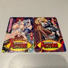 Used Axion Young telephone cards (2 pieces)　anime manga Action Yang
