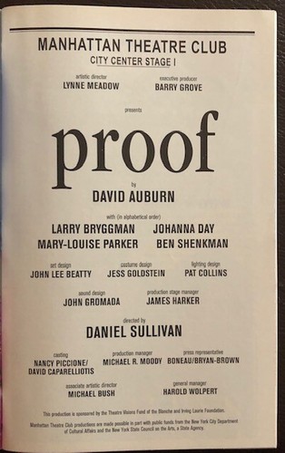Broadway, Off Broadway & Try-Out Playbill - Picture 478 of 728