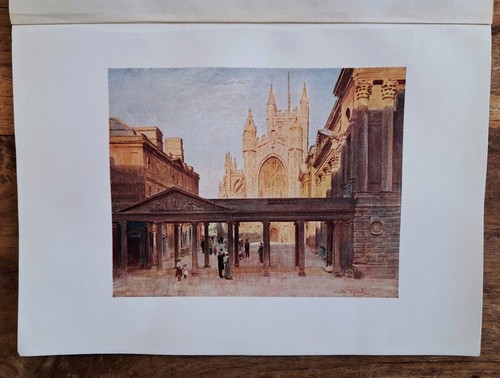 Impresión de Bath Abbey & Pump Room 1906. Walter Tyndale. Impresión de North East Somerset. - Imagen 2 de 4