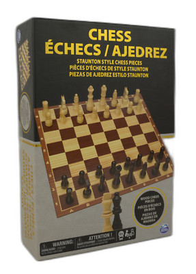 Cardinal Games 6033313 Classic Wood Chess Schach NEU OVP
