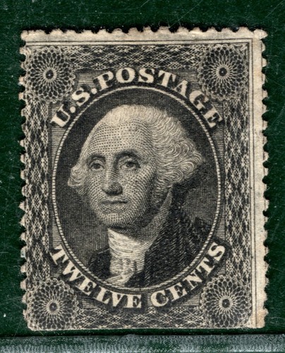 USA Classic Stamp Scott.36 12c Washington (1857) Mint MNG Cat $575 ORANGE203 - Picture 4 of 6