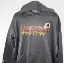 Mens NFL Majestic Therma Base Washington Redskins Football Poly Fleece Hoodie