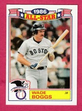 1987 Topps ALL-STAR #15 Wade Boggs -- Boston Red Sox