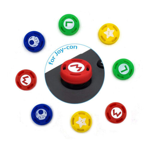 4pcs For Nintendo Switch Joy-Con Thumb Grip Caps Analog Joystick Silicone Cover - Picture 3 of 26