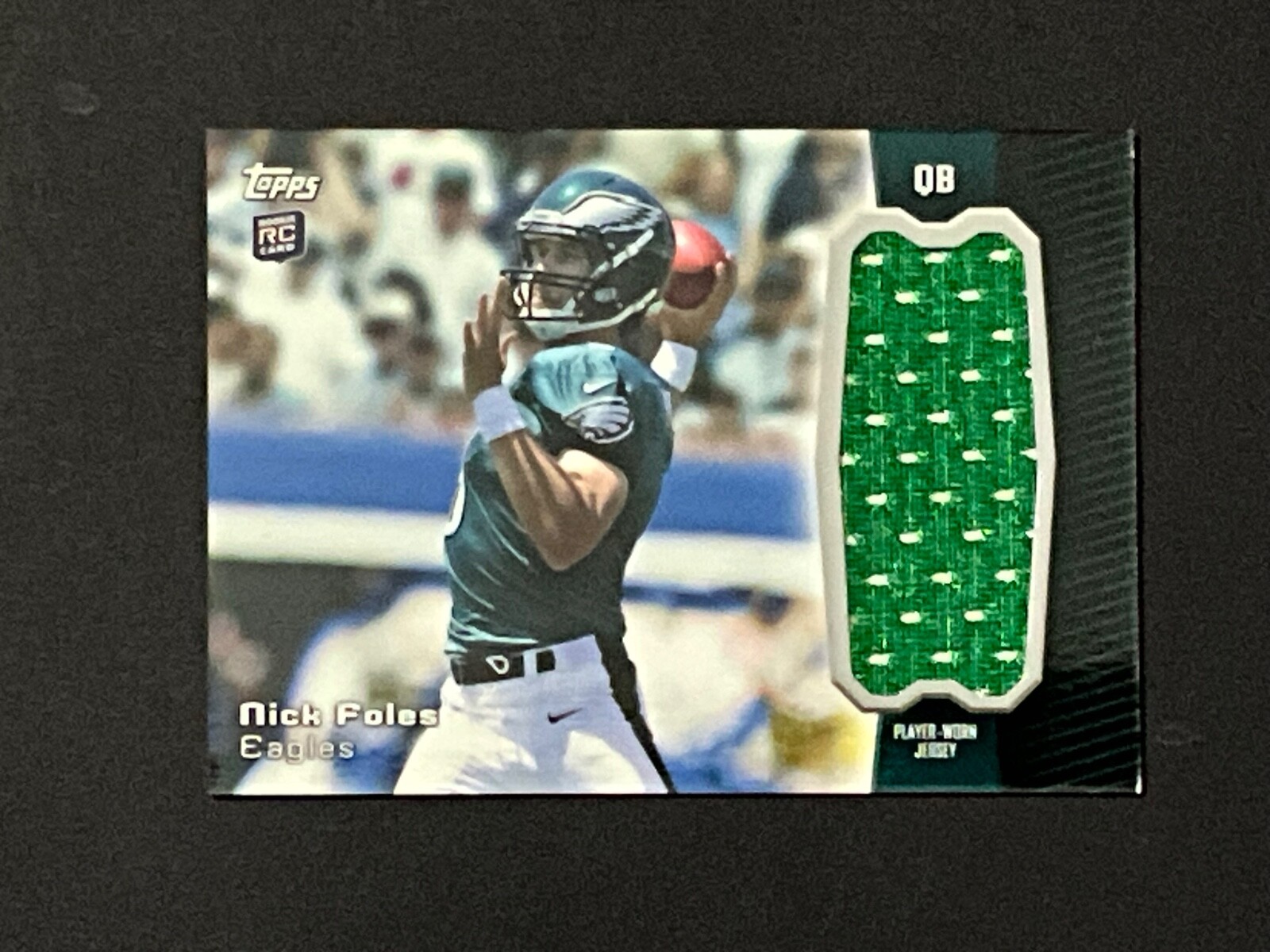 Nick Foles Topps Rookie Patch Autograph #NF Base