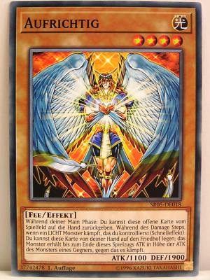 Yu-Gi-Oh - #018 Aufrichtig - SR05 - Wave of Light Structure Deck
