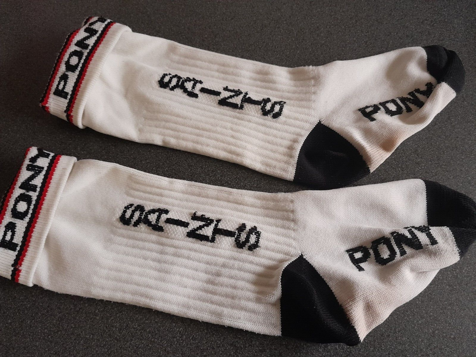 Southampton F.C. calze bambino bianche Vintage Pony dai 4 ai 6 anni
