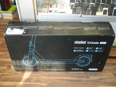 Ninebot KickScooter MAX G30D  Powered by Segway (10 Zoll, Schwarz/Blau) -NEU