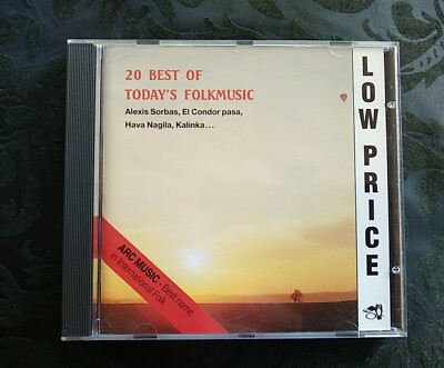 20 BEST OF TODAY'S FOLKMUSIC - CD- Alexis Sorbas, El Condor pasa,Kalinka...
